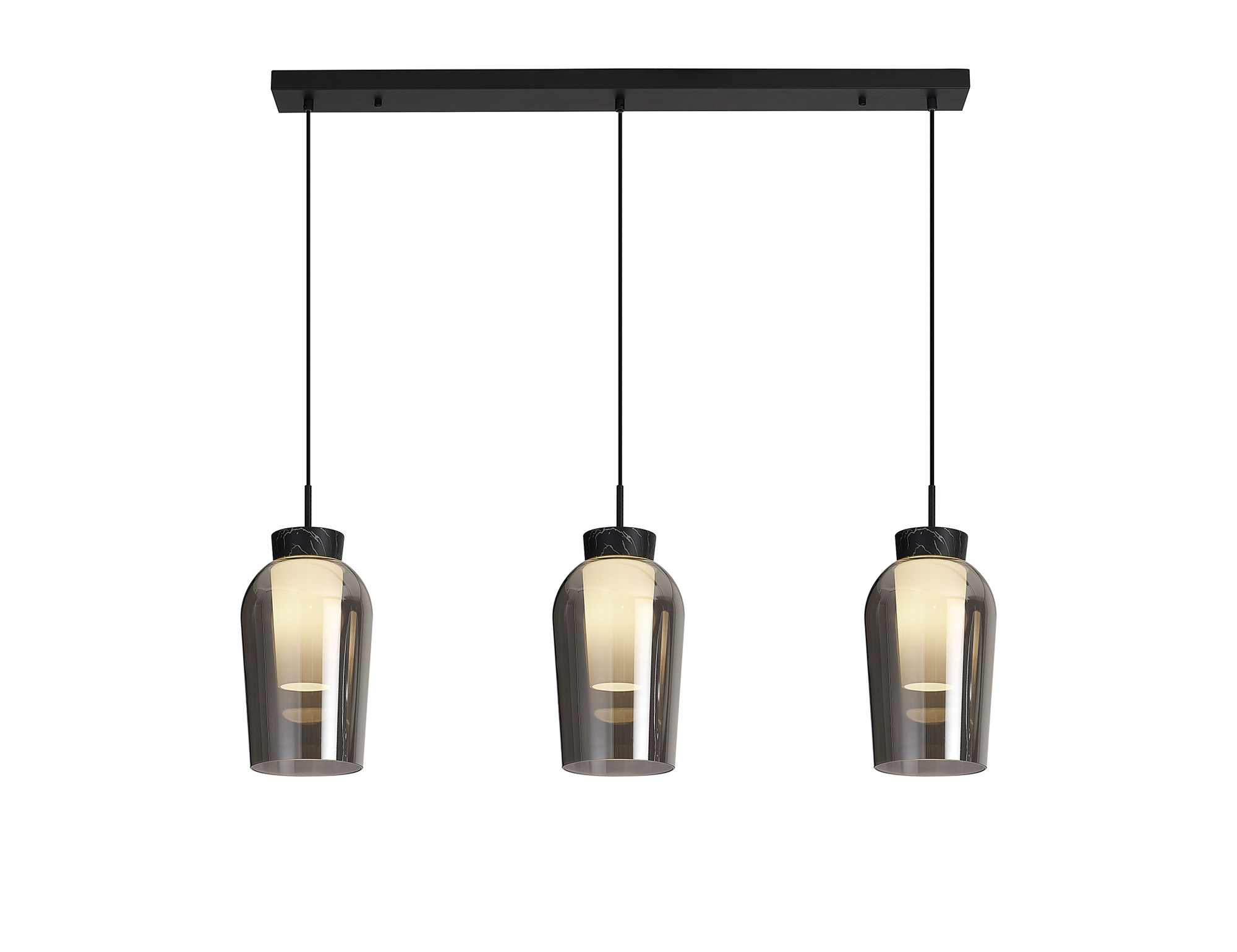 Nora Black Ceiling Lights Mantra Linear Fittings